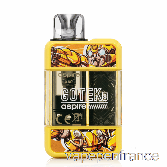 Aspire Gotek S Pod System Stylo Vape Jaune